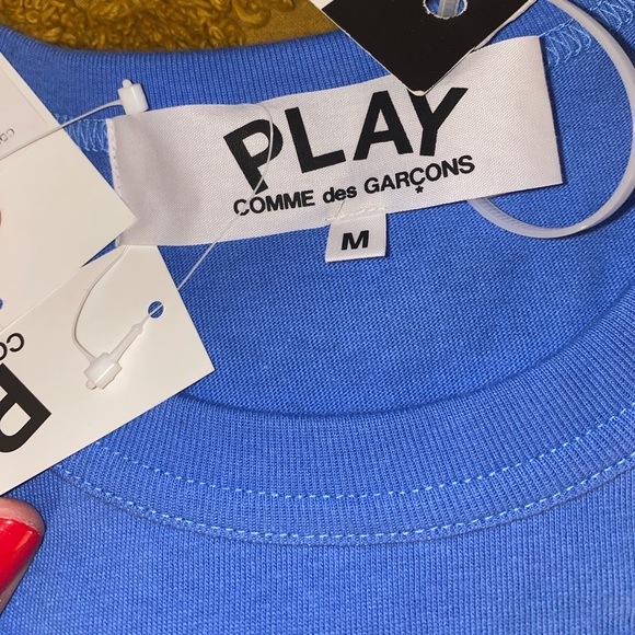 Comme des garcons play light blue tshirt - Picture 6 of 8
